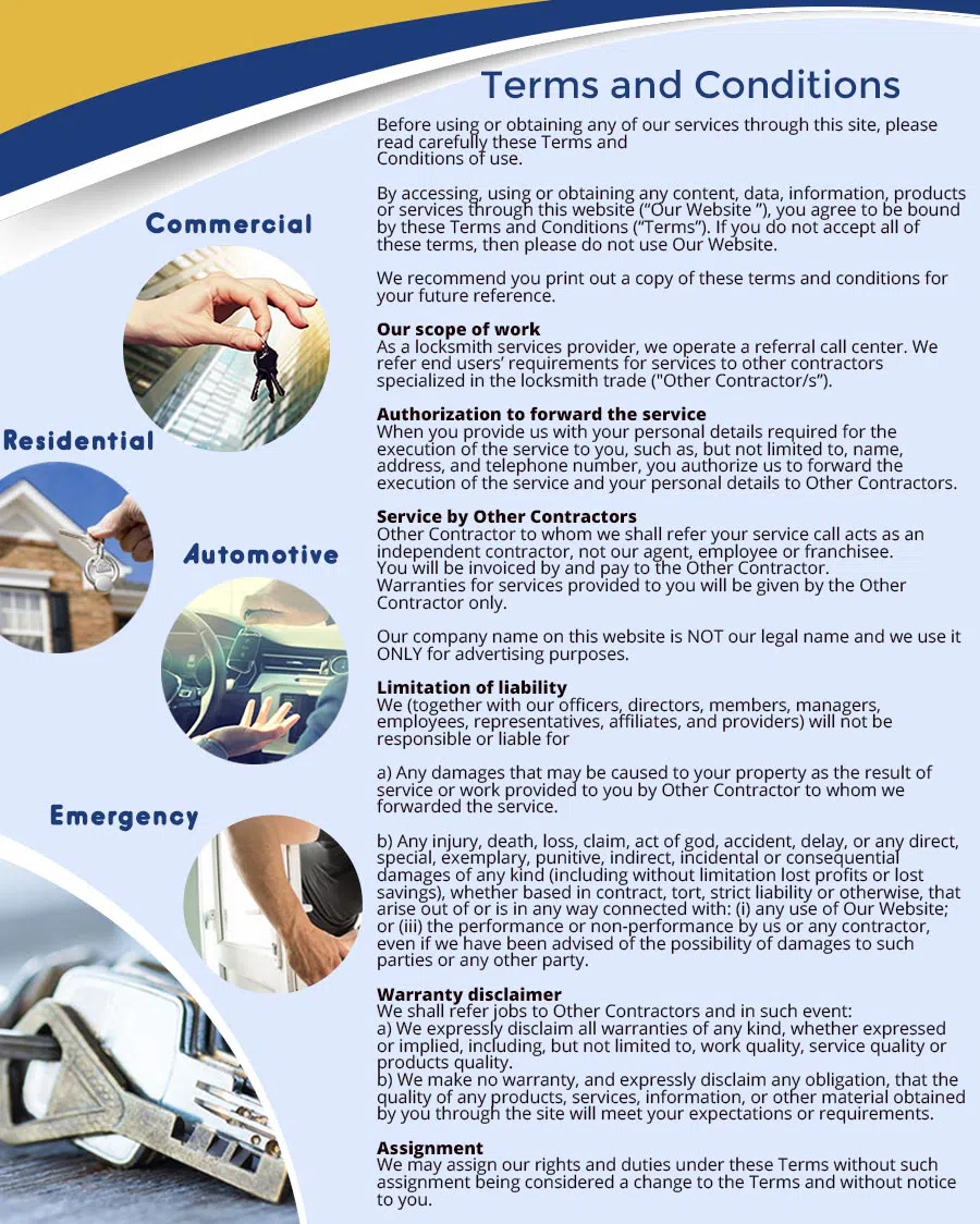 City Locksmith Store Trenton, NJ 609-402-9434 - terms-ls